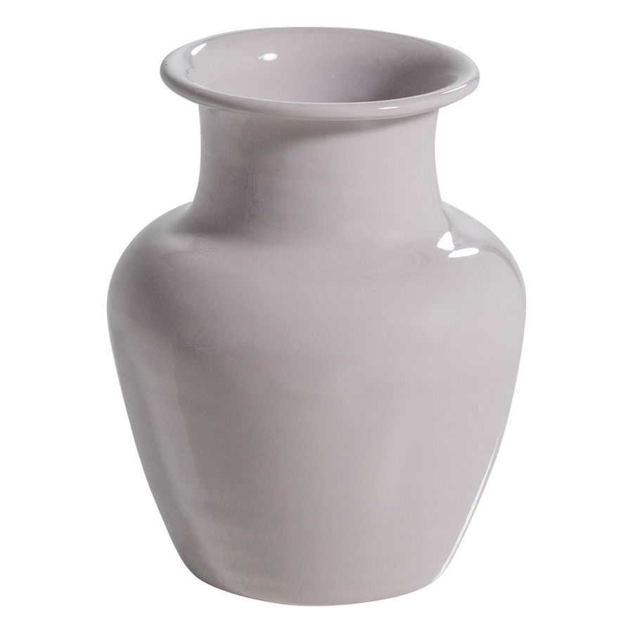 Numo wanddecoratie set vaas/kubus 21 x 10 cm metaal paars
