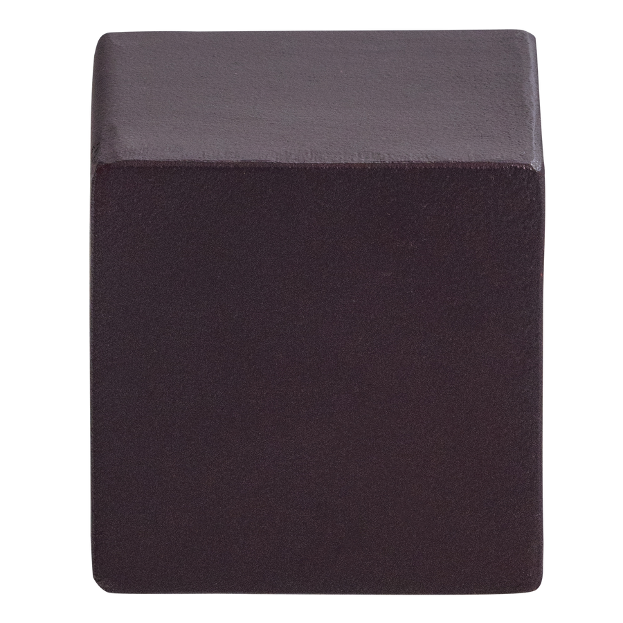 Numo wanddecoratie set vaas/kubus 21 x 10 cm metaal paars