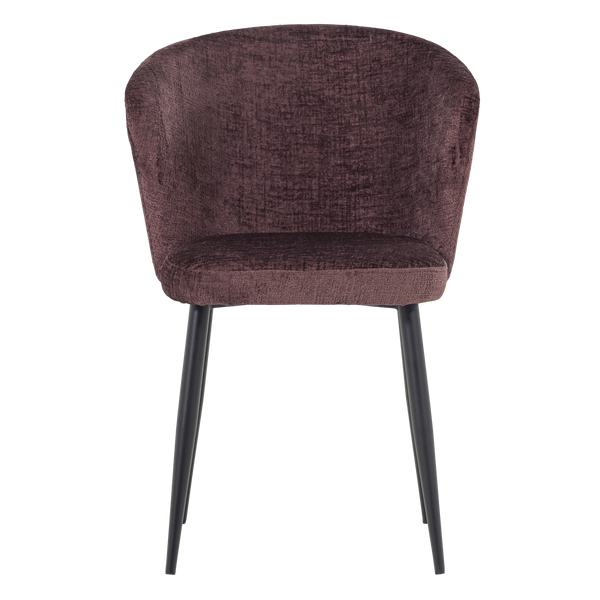 Luse eetkamerstoel velvet paars - set van 2