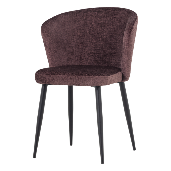 Luse eetkamerstoel velvet paars - set van 2