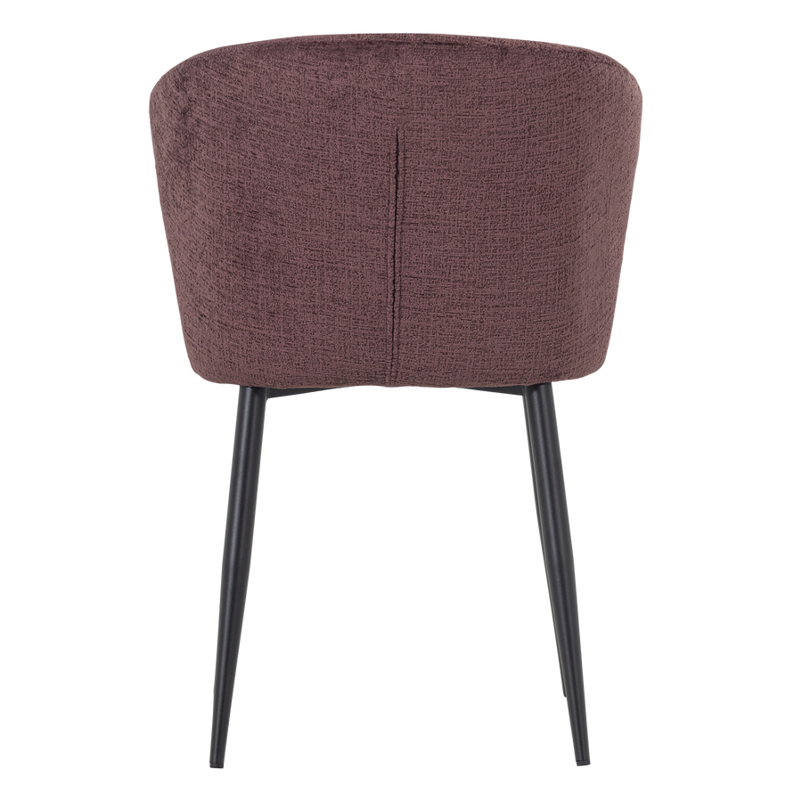 Luse eetkamerstoel velvet paars - set van 2