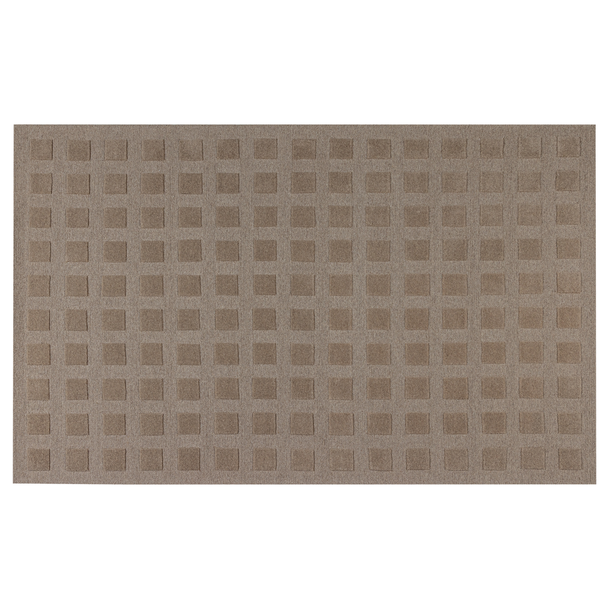 Veya vloerkleed 200 x 300 cm wol/katoen zand