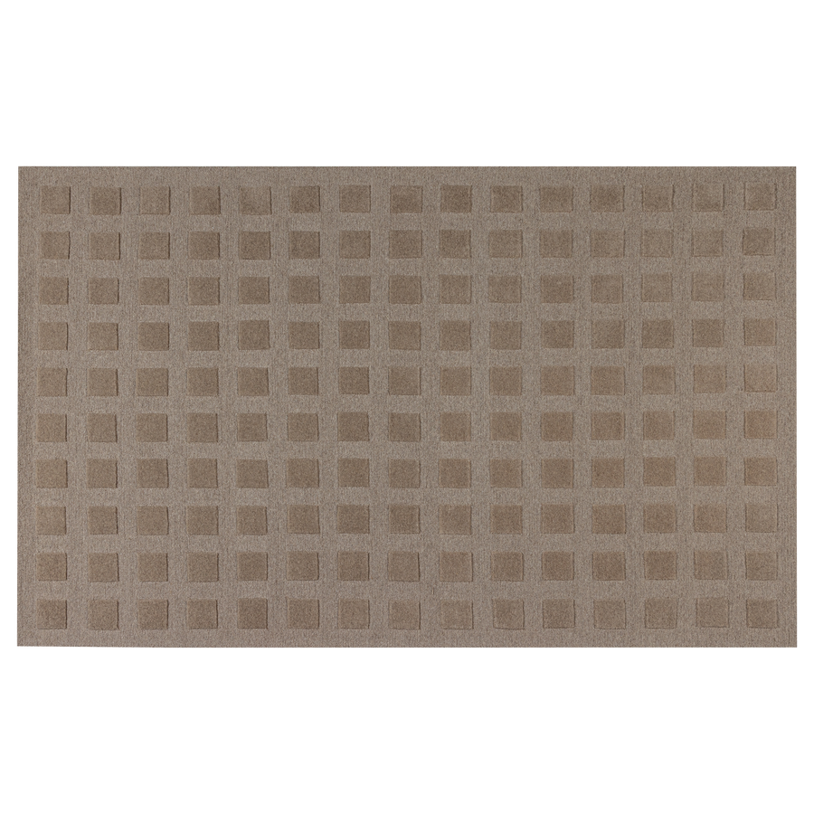 Veya vloerkleed 200 x 300 cm wol/katoen zand