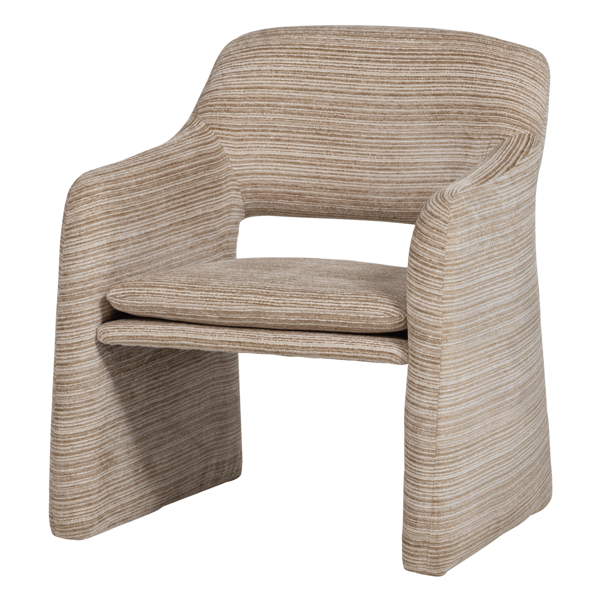 Lyric fauteuil streep dessin naturel