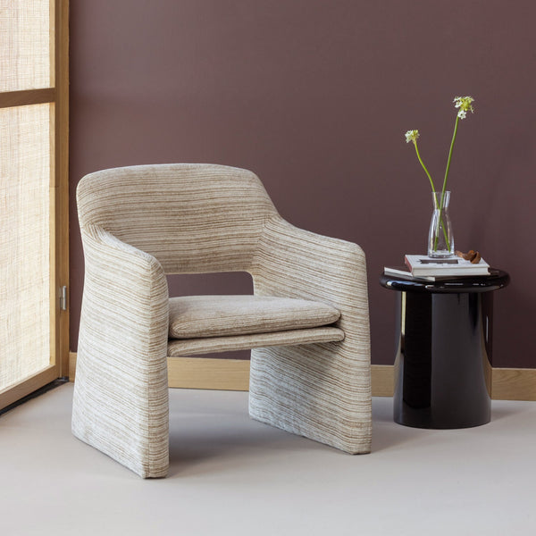 Lyric fauteuil streep dessin naturel