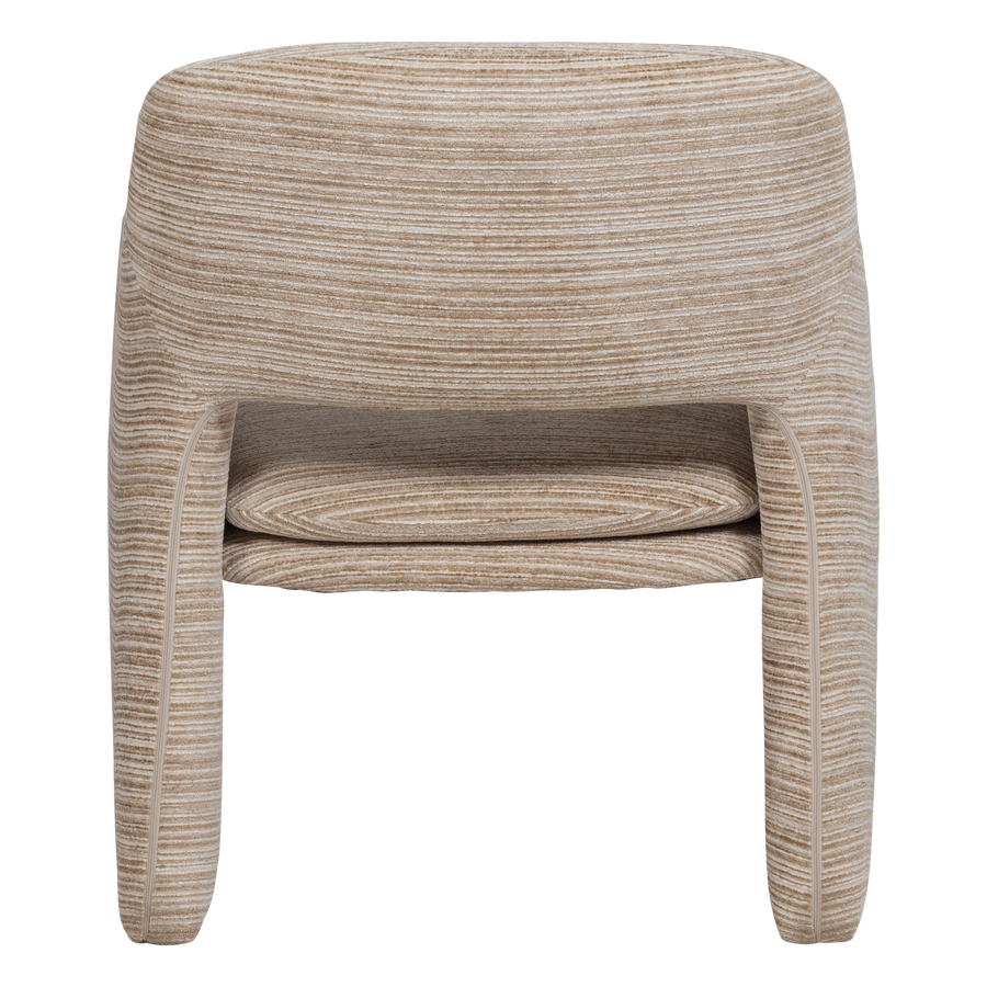 Lyric fauteuil streep dessin naturel