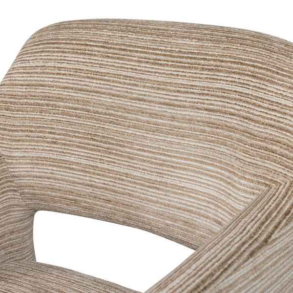 Lyric fauteuil streep dessin naturel