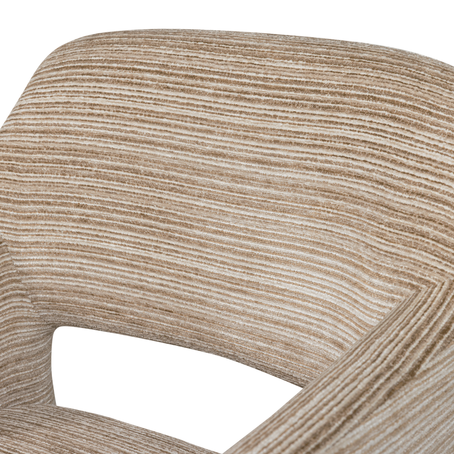 Lyric fauteuil streep dessin naturel