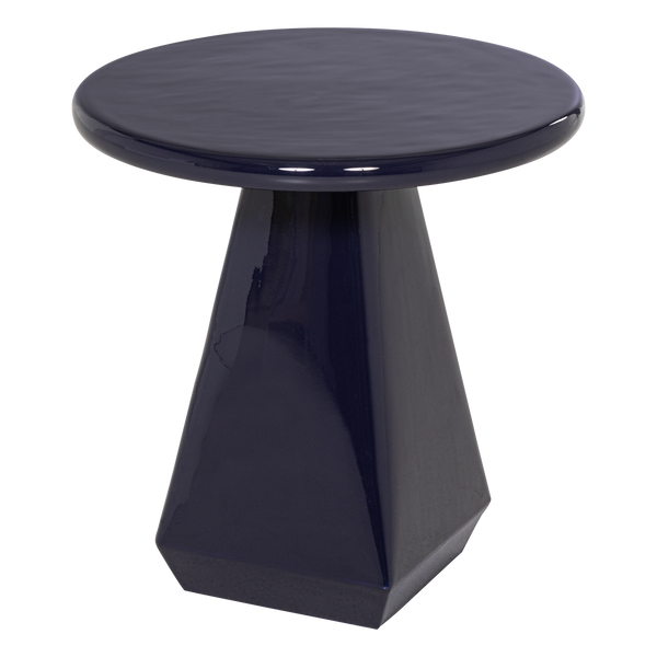 Lavo bijzettafel metaal hoogglans donkerblauw