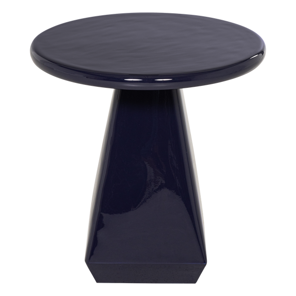 Lavo bijzettafel metaal hoogglans donkerblauw
