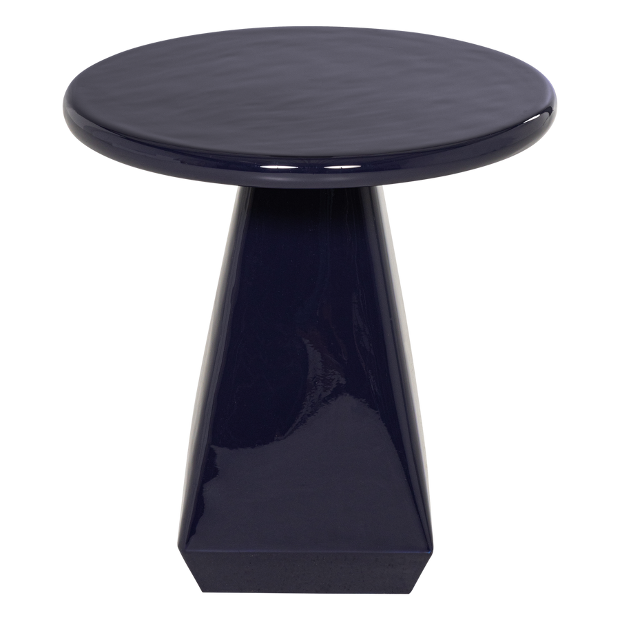 Lavo bijzettafel metaal hoogglans donkerblauw