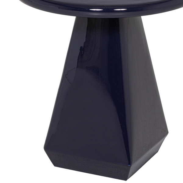 Lavo bijzettafel metaal hoogglans donkerblauw