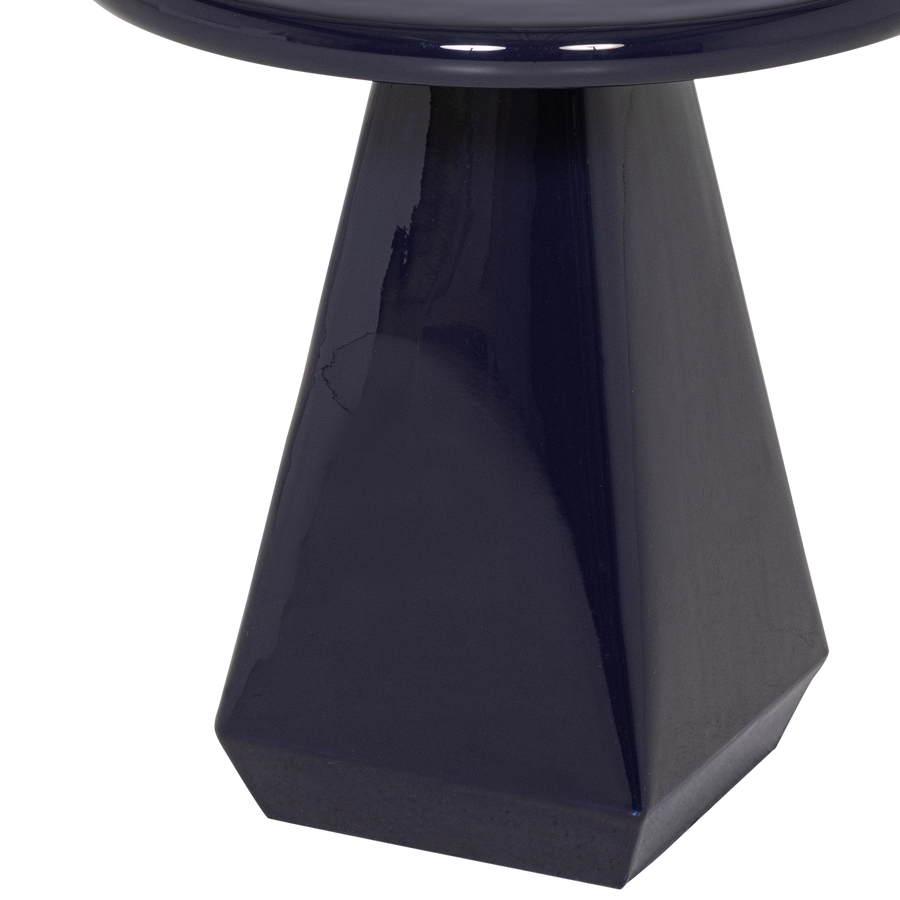 Lavo bijzettafel metaal hoogglans donkerblauw