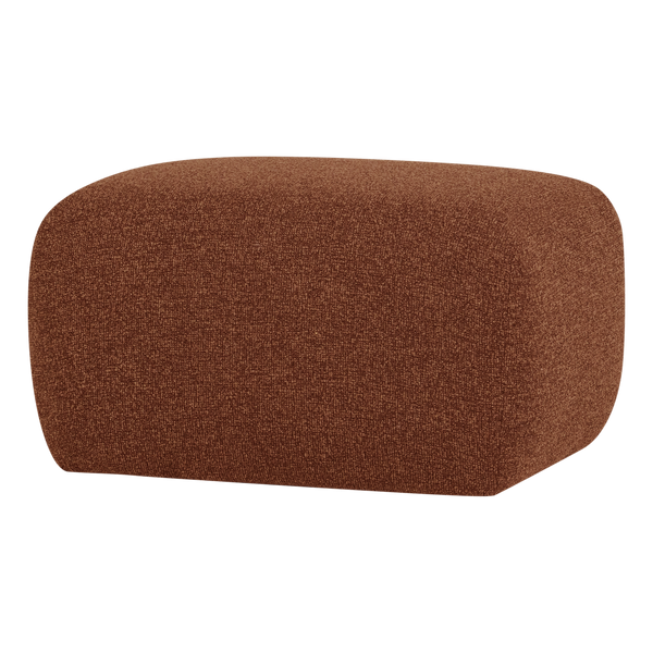 Mojo base poef boucle roestbruin melange