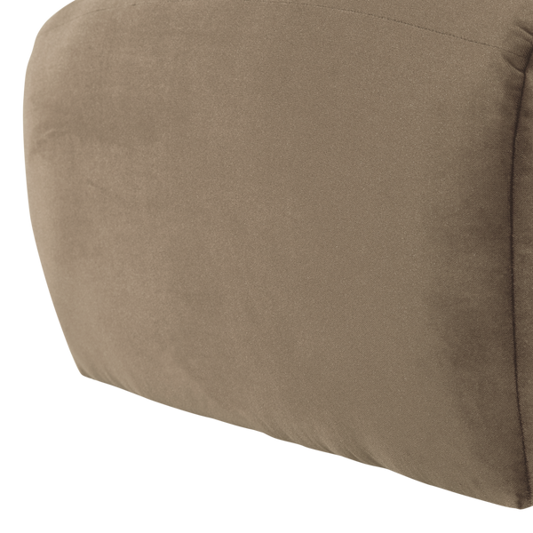 Mojo base poef velvet khaki