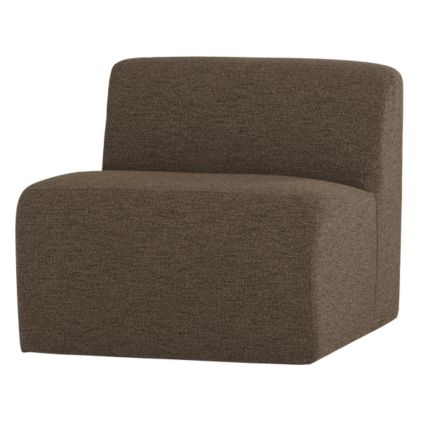 Mojo base 1-zits bankelement boucle bruin melange