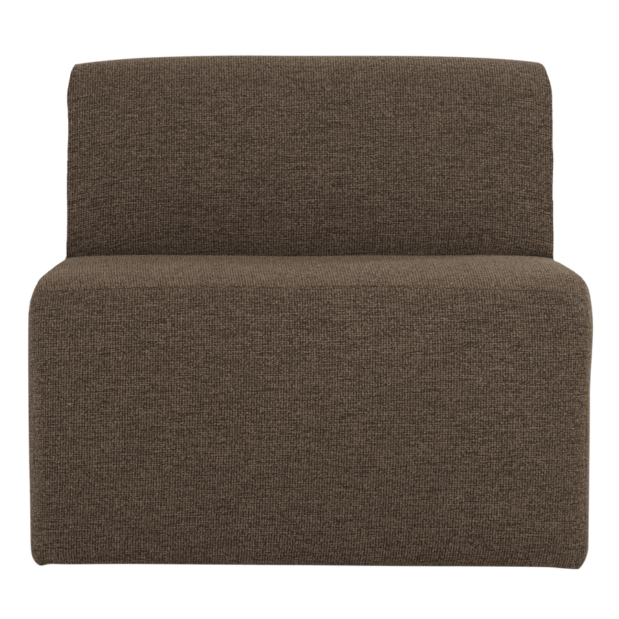 Mojo base 1-zits bankelement boucle bruin melange