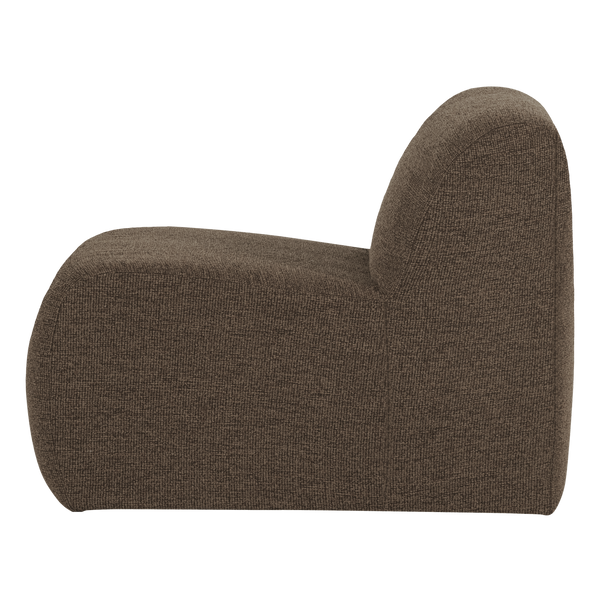 Mojo base 1-zits bankelement boucle bruin melange