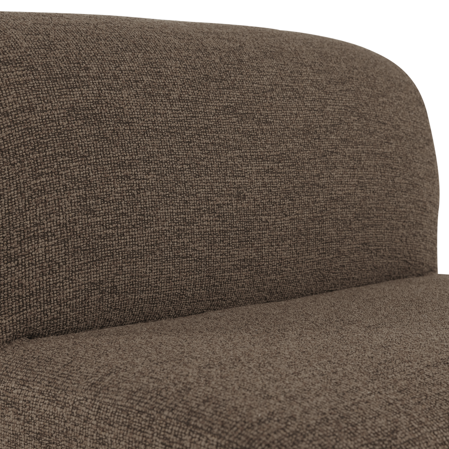 Mojo base 1-zits bankelement boucle bruin melange