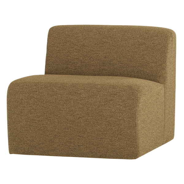 Mojo base 1-zits bankelement boucle geel/bruin melange