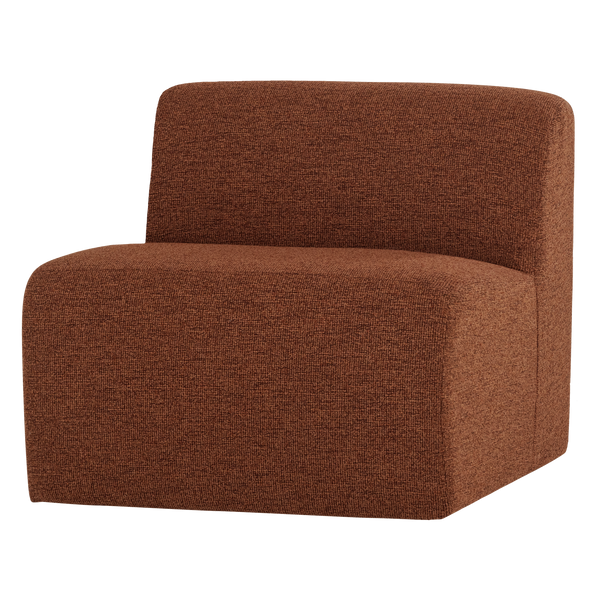 Mojo base 1-zits bankelement boucle roestbruin melange