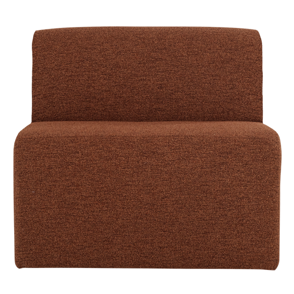 Mojo base 1-zits bankelement boucle roestbruin melange