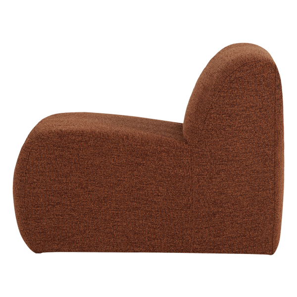 Mojo base 1-zits bankelement boucle roestbruin melange