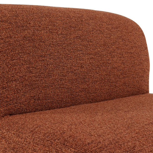 Mojo base 1-zits bankelement boucle roestbruin melange