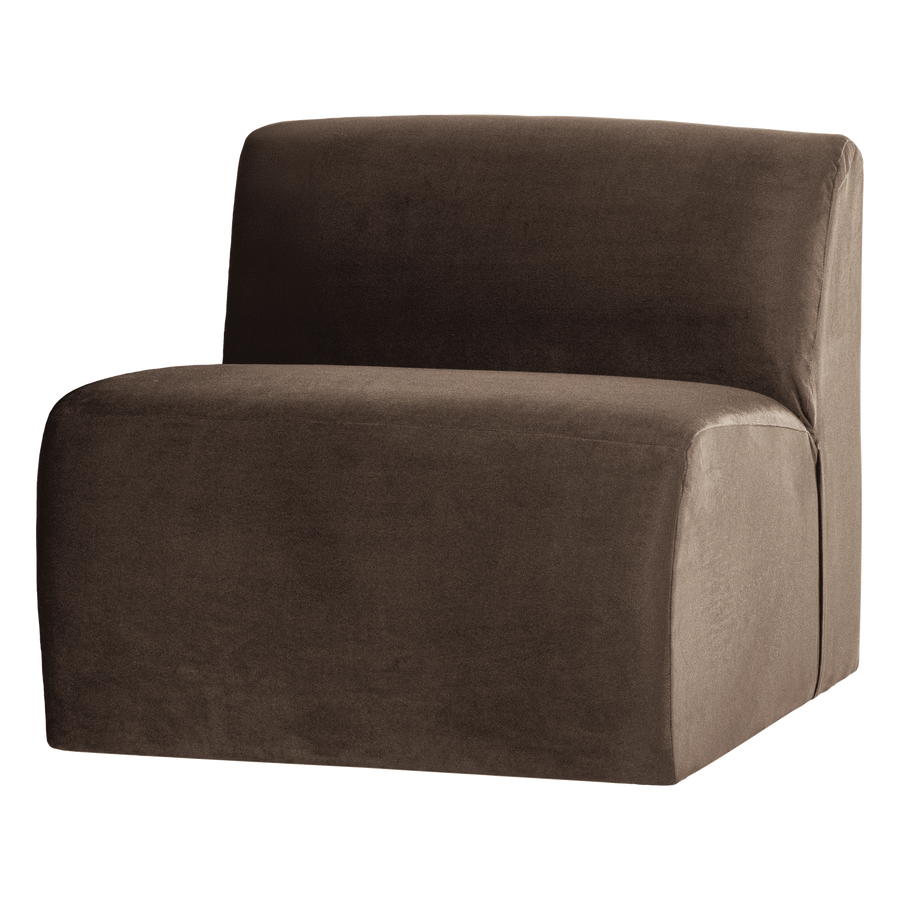 Mojo base 1-zits bankelement velvet bruin