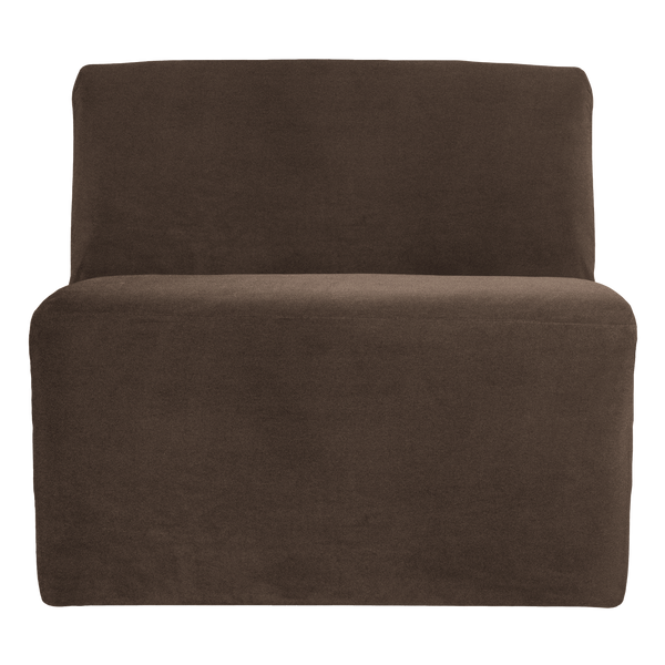 Mojo base 1-zits bankelement velvet bruin