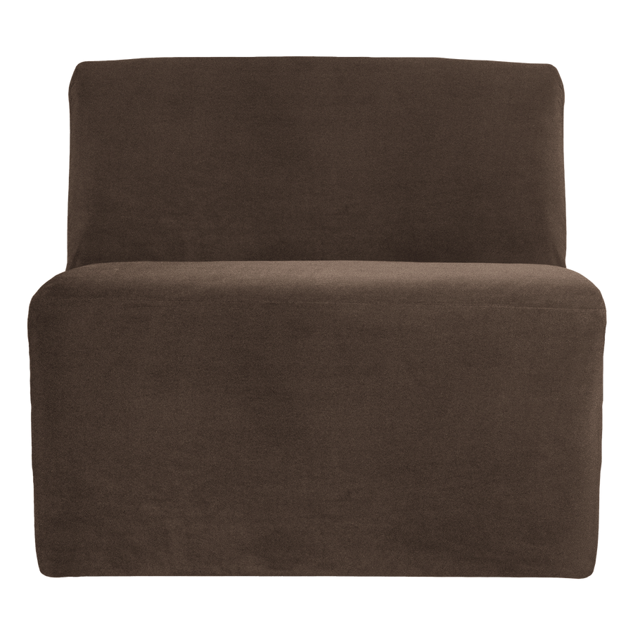 Mojo base 1-zits bankelement velvet bruin
