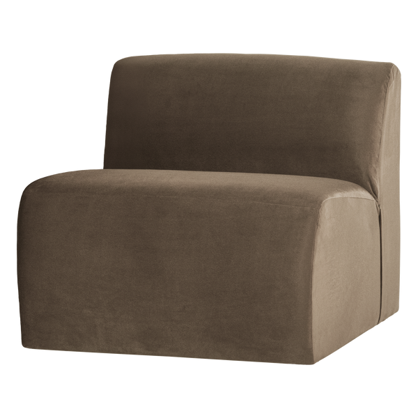 Mojo base 1-zits bankelement velvet taupe