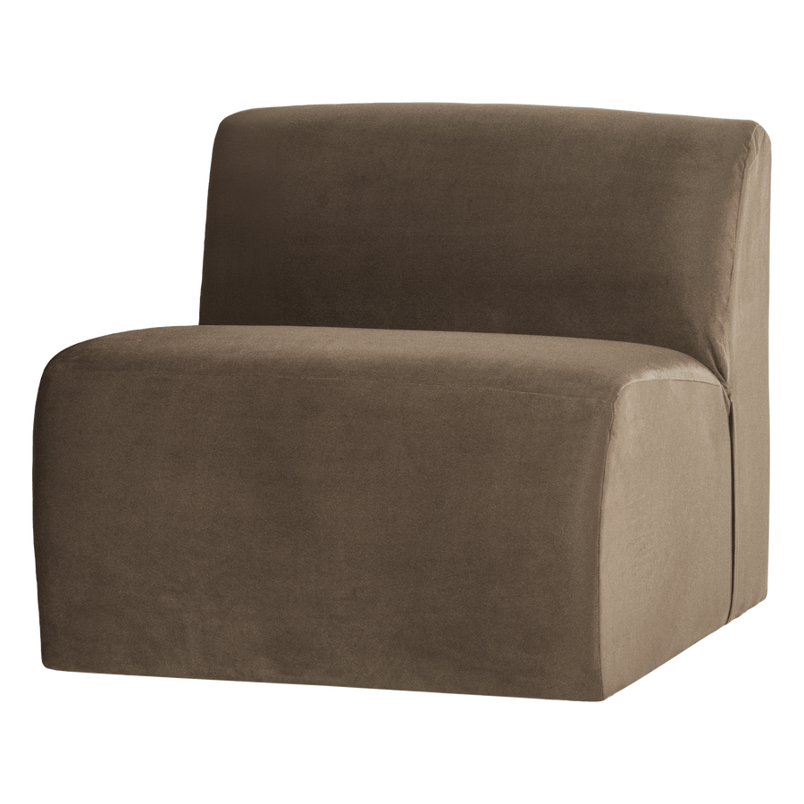 Mojo base 1-zits bankelement velvet taupe