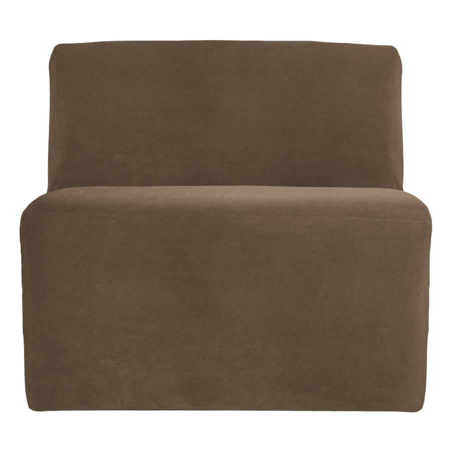 Mojo base 1-zits bankelement velvet taupe