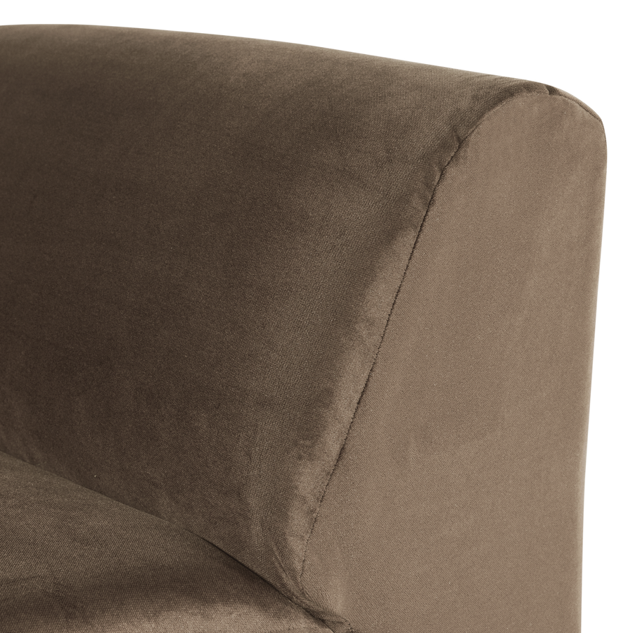 Mojo base 1-zits bankelement velvet taupe