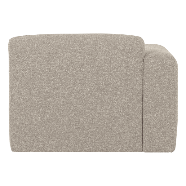 Mojo base 1-zits bankelement arm links boucle beige