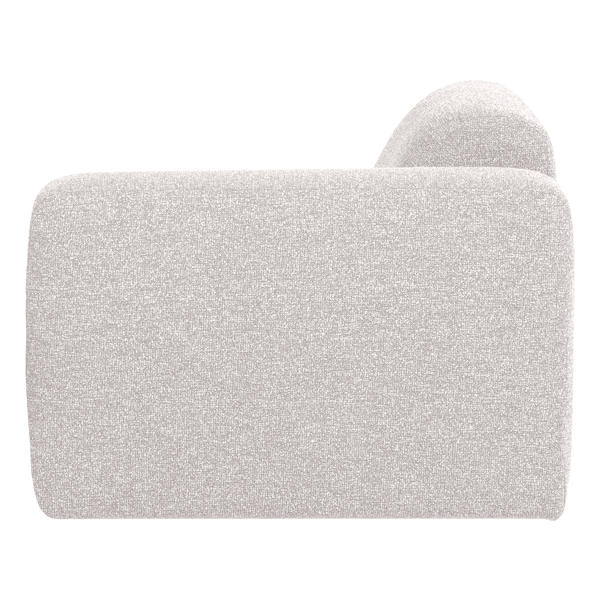 Mojo base 1-zits bankelement arm rechts boucle ecru