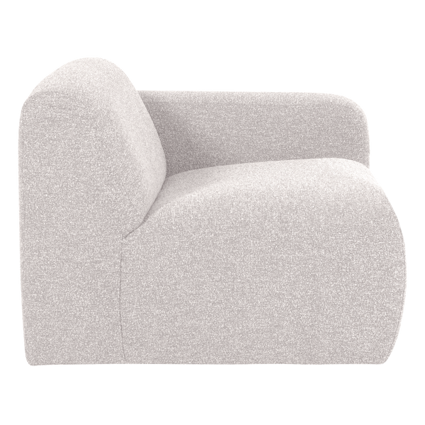 Mojo base 1-zits bankelement arm rechts boucle ecru