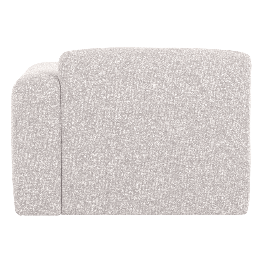 Mojo base 1-zits bankelement arm rechts boucle ecru