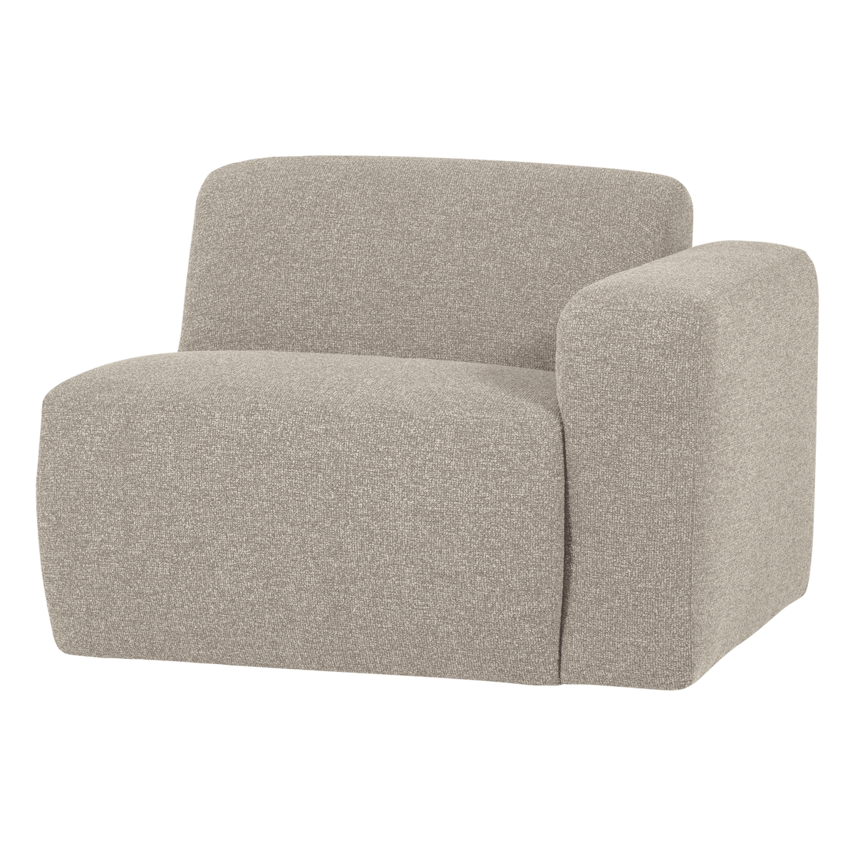 Mojo base 1-zits bankelement arm rechts boucle beige