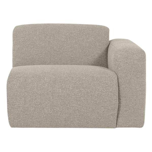 Mojo base 1-zits bankelement arm rechts boucle beige
