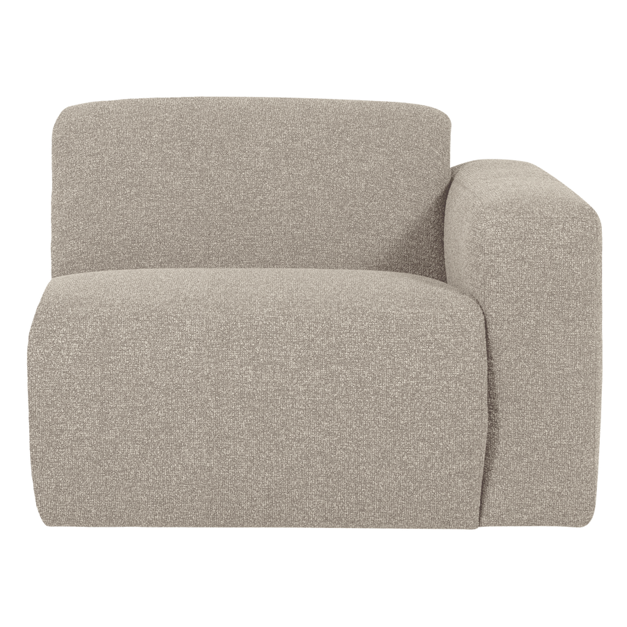 Mojo base 1-zits bankelement arm rechts boucle beige