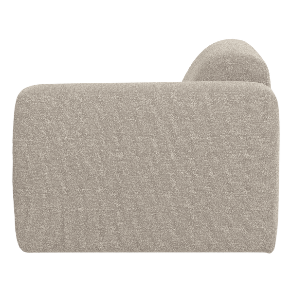 Mojo base 1-zits bankelement arm rechts boucle beige