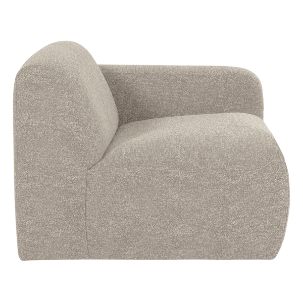Mojo base 1-zits bankelement arm rechts boucle beige