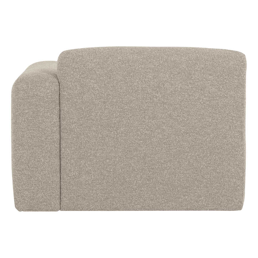 Mojo base 1-zits bankelement arm rechts boucle beige