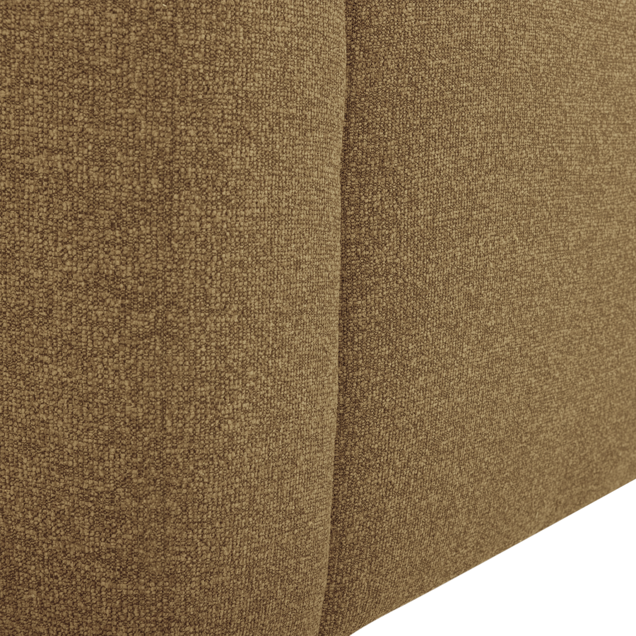 Mojo base 1-zits bankelement arm rechts boucle geel/bruin