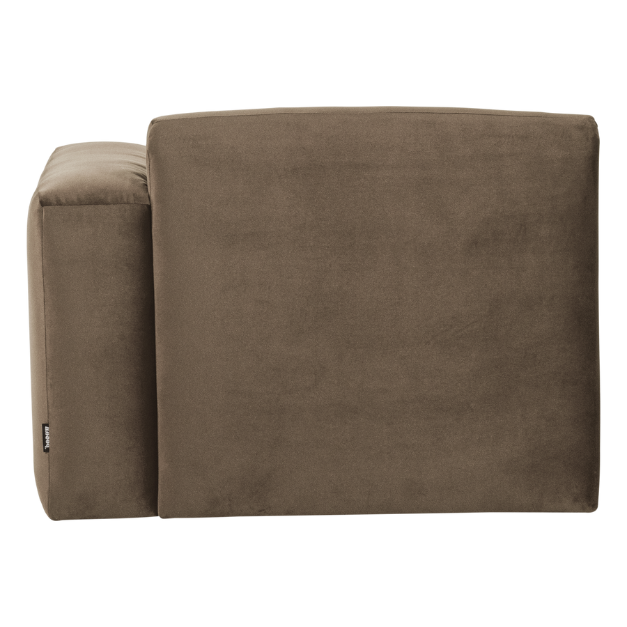 Mojo base 1-zits bankelement arm rechts velvet taupe