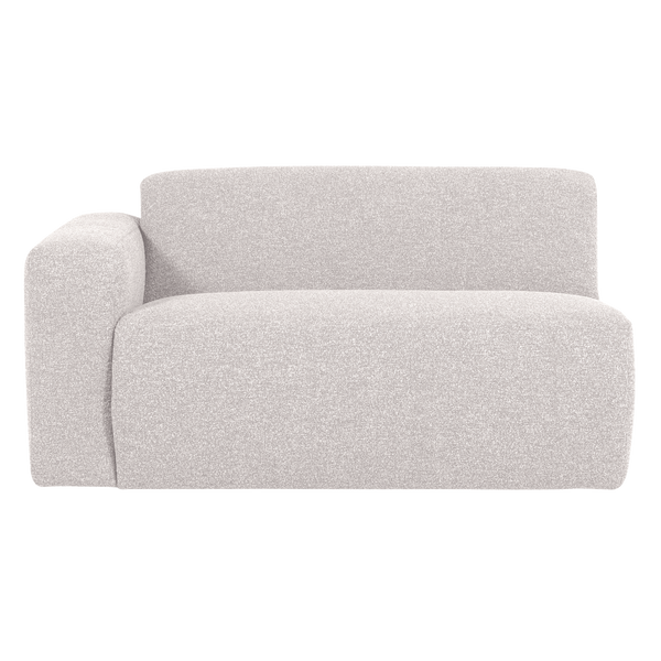 Mojo base 1,5-zits bankelement arm links boucle ecru
