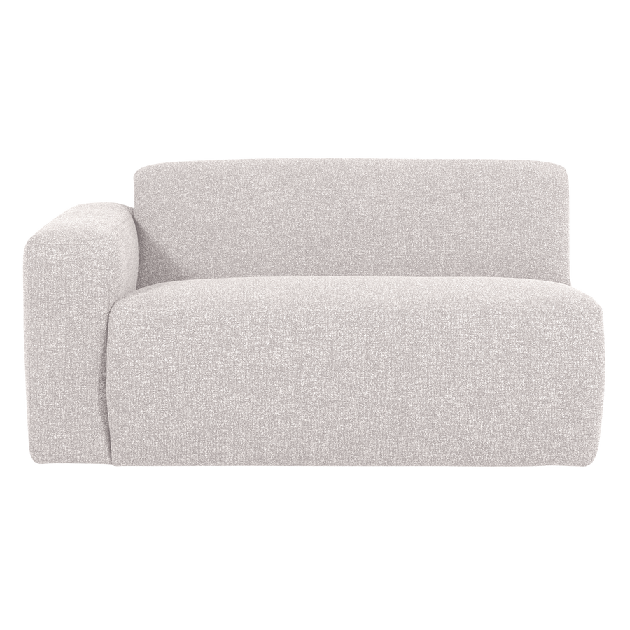 Mojo base 1,5-zits bankelement arm links boucle ecru