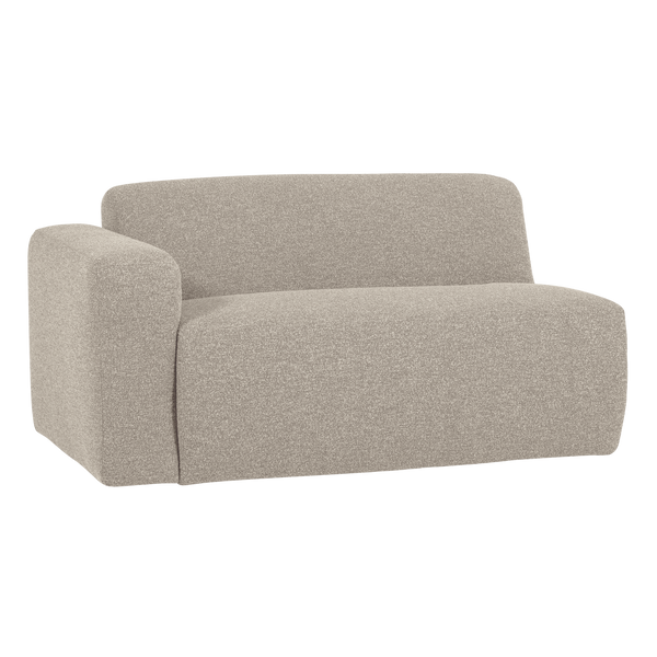 Mojo base 1,5-zits bankelement arm links boucle beige